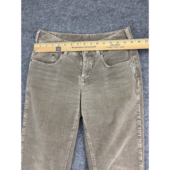 Vintage Silver Jeans Pants Women's 28/32 Beige Corduroy Bootcut Stretch Mid Rise - Picture 4 of 10